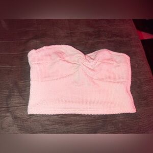 Small (fits medium), tube tops, both pink and white.